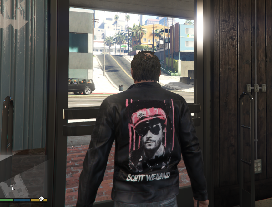 Scott Weiland Leather Jacket For Trevor Gta5